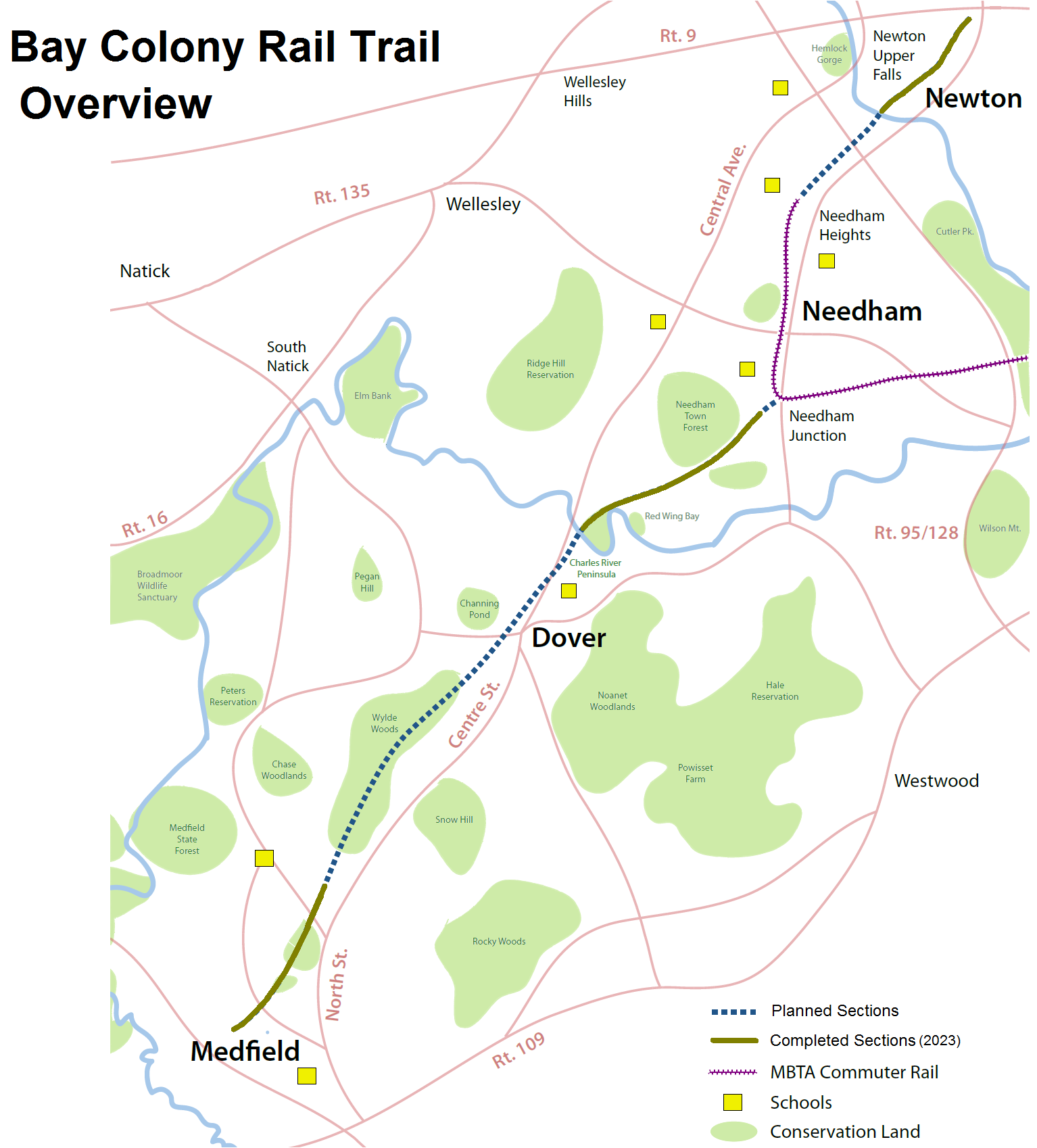 Medfield Rail Trail Map – Friends of the Medfield Rail Trail